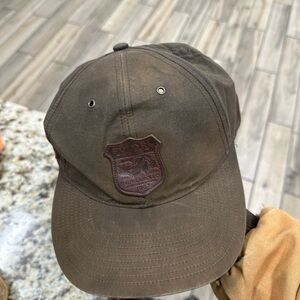 Polo Ralph Lauren Olive Cap with Leather Patch